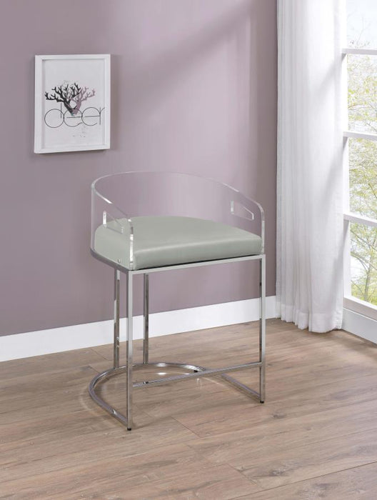 Thermosolis - Clear Acrylic Chair (Set of 2) - Premium Stool Sets from CoasterElevations - Just $589! Shop now at Furniture Wholesale Plus  We are the best furniture store in Nashville, Hendersonville, Goodlettsville, Madison, Antioch, Mount Juliet, Lebanon, Gallatin, Springfield, Murfreesboro, Franklin, Brentwood