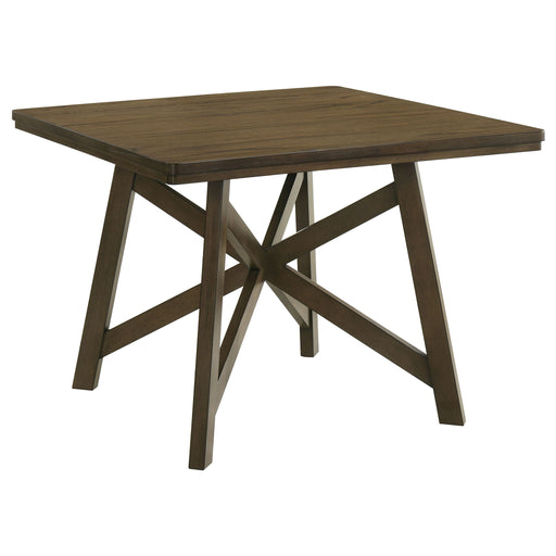 Canfield - Square Counter Height Dining Table - Brown - Premium Counter Tables from Coaster Fine Furniture - Just $509! Shop now at Furniture Wholesale Plus  We are the best furniture store in Nashville, Hendersonville, Goodlettsville, Madison, Antioch, Mount Juliet, Lebanon, Gallatin, Springfield, Murfreesboro, Franklin, Brentwood