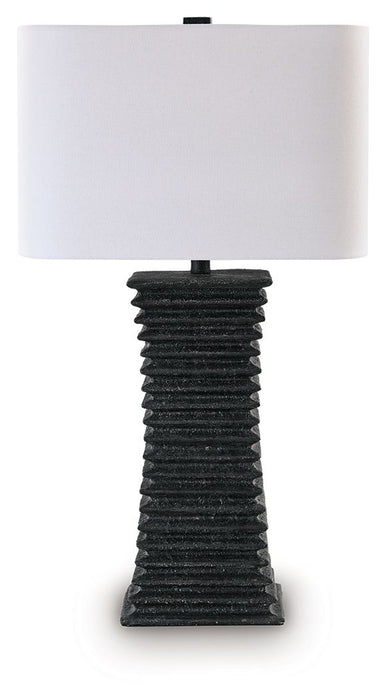 Golzar - Poly Table Lamp - Black – Table Lamps by Signature Design by Ashley® at Furniture Wholesale Plus , Nashville furniture store