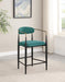 Tina - Metal Counter Height Bar Stool With Upholstered Back And Seat (Set of 2) - Premium Stool Sets from Coaster Fine Furniture - Just $419! Shop now at Furniture Wholesale Plus  We are the best furniture store in Nashville, Hendersonville, Goodlettsville, Madison, Antioch, Mount Juliet, Lebanon, Gallatin, Springfield, Murfreesboro, Franklin, Brentwood