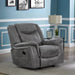 Conrad - Upholstered Padded Arm Glider Recliner - Gray - Premium Glider Chairs from CoasterEveryday - Just $579! Shop now at Furniture Wholesale Plus  We are the best furniture store in Nashville, Hendersonville, Goodlettsville, Madison, Antioch, Mount Juliet, Lebanon, Gallatin, Springfield, Murfreesboro, Franklin, Brentwood