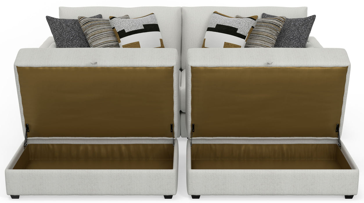 Trevor - Extra Deep Oversized Sofa With Included Storage Cocktail Ottoman – 2 Piece Living Room Sets by Jackson at Furniture Wholesale Plus , Nashville furniture store