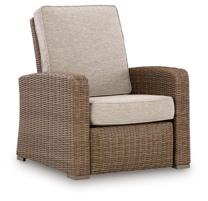 Laguna Heights - Recliner - Beige – Arm Chairs by Signature Design by Ashley® at Furniture Wholesale Plus , Nashville furniture store