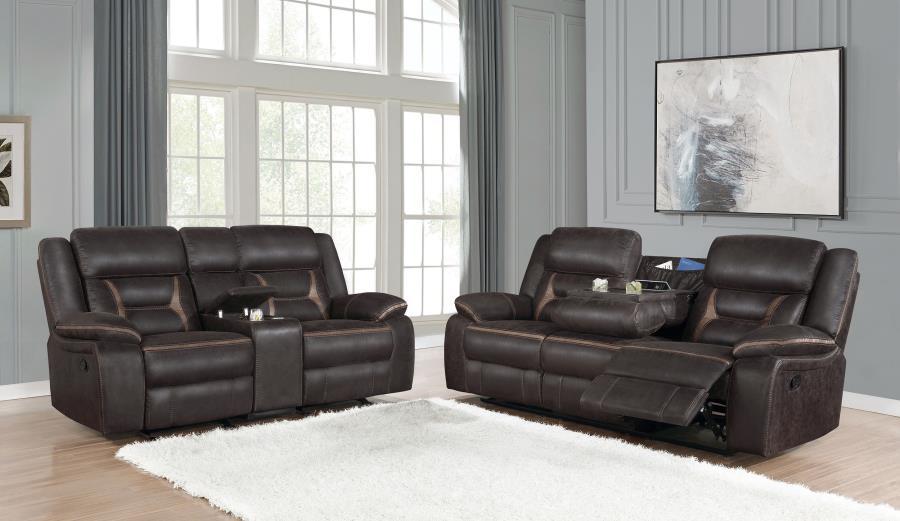 Greer - Upholstered Reclining Sofa Set - Premium Reclining Sofas & Loveseats from CoasterEveryday - Just $2069! Shop now at Furniture Wholesale Plus  We are the best furniture store in Nashville, Hendersonville, Goodlettsville, Madison, Antioch, Mount Juliet, Lebanon, Gallatin, Springfield, Murfreesboro, Franklin, Brentwood