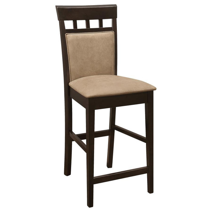 Gabriel - Closed Back Counter Chair (Set of 2) - Cappuccino - Premium Stool Sets from CoasterEveryday - Just $259! Shop now at Furniture Wholesale Plus  We are the best furniture store in Nashville, Hendersonville, Goodlettsville, Madison, Antioch, Mount Juliet, Lebanon, Gallatin, Springfield, Murfreesboro, Franklin, Brentwood