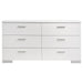Felicity - 6-Drawer Dresser – Dressers by CoasterEssence at Furniture Wholesale Plus , Nashville furniture store