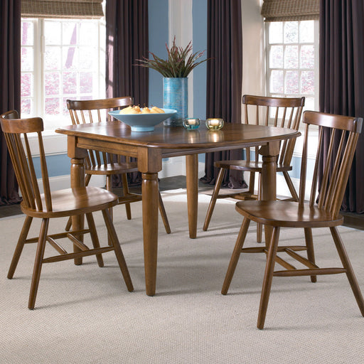 Creations - 5 Piece Drop Leaf Set - Dark Brown – 5 Piece Dining Room Sets by Liberty Furniture at Furniture Wholesale Plus , Nashville furniture store