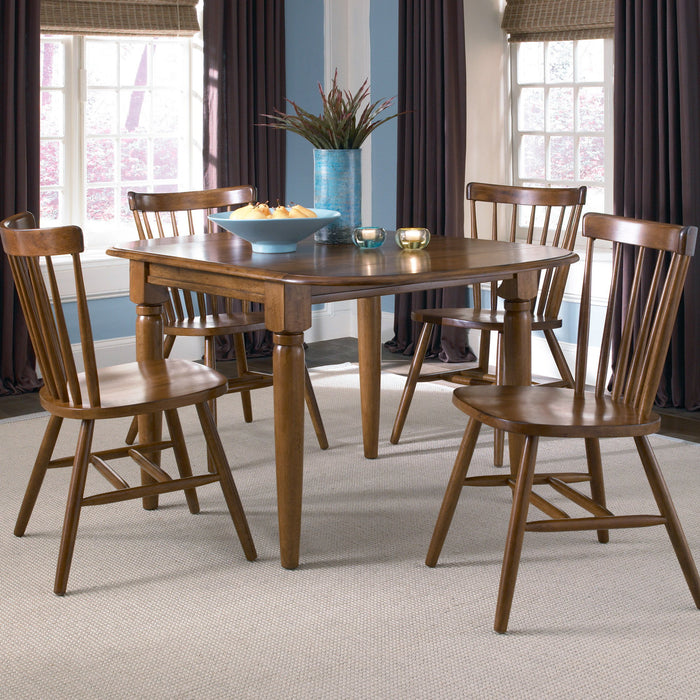 Creations - 5 Piece Drop Leaf Set - Dark Brown – 5 Piece Dining Room Sets by Liberty Furniture at Furniture Wholesale Plus , Nashville furniture store