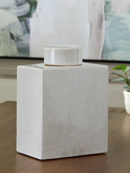 Haddworth - Jar - Premium Vases & Jars from Signature Design by Ashley® - Just $48! Shop now at Furniture Wholesale Plus  We are the best furniture store in Nashville, Hendersonville, Goodlettsville, Madison, Antioch, Mount Juliet, Lebanon, Gallatin, Springfield, Murfreesboro, Franklin, Brentwood