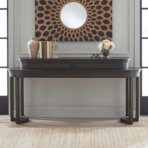 Weston - Console Bar Table - Peppercorn – Console Tables by Liberty Furniture at Furniture Wholesale Plus , Nashville furniture store