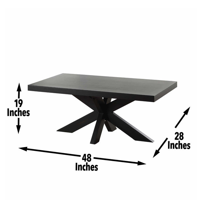 Harris - Cocktail Table - Black – Cocktail Tables by Steve Silver Furniture at Furniture Wholesale Plus , Nashville furniture store