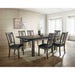 Nathan - Dining With Padded Seats Set – 5 Piece Dining Room Sets by Elements International at Furniture Wholesale Plus , Nashville furniture store