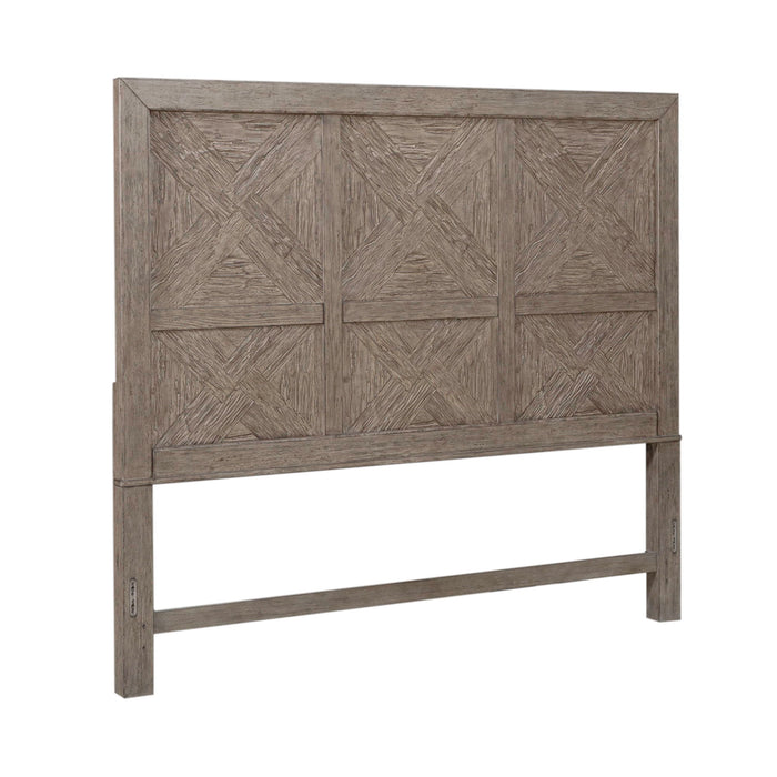 Skyview Lodge - King Panel Headboard - Cobblestone – Panel Headboards by Liberty Furniture at Furniture Wholesale Plus , Nashville furniture store
