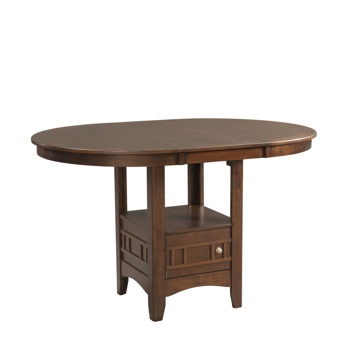 Max - Pub 5 Piece Dining Set - Walnut – 5 Piece Dining Room Sets by Elements International at Furniture Wholesale Plus , Nashville furniture store