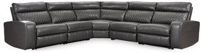 Samperstone - Power Reclining Sectional – Reclining Sectionals by Signature Design by Ashley® at Furniture Wholesale Plus , Nashville furniture store
