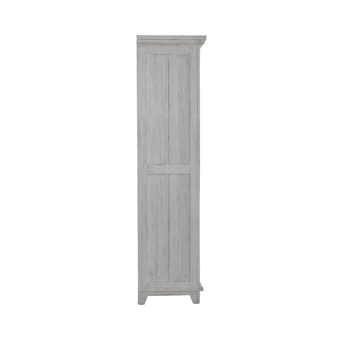 River Place - Armoire - Riverstone White & Tobacco – Wardrobes by Liberty Furniture at Furniture Wholesale Plus , Nashville furniture store