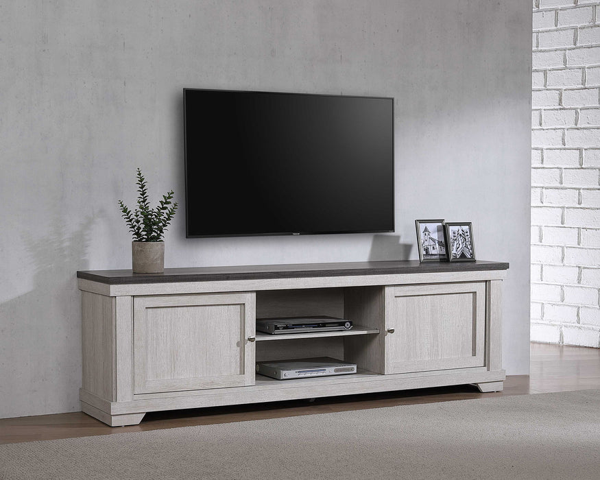 Leighton - 71" TV Stand - White - Premium TV Stands from Crown Mark - Just $359! Shop now at Furniture Wholesale Plus  We are the best furniture store in Nashville, Hendersonville, Goodlettsville, Madison, Antioch, Mount Juliet, Lebanon, Gallatin, Springfield, Murfreesboro, Franklin, Brentwood
