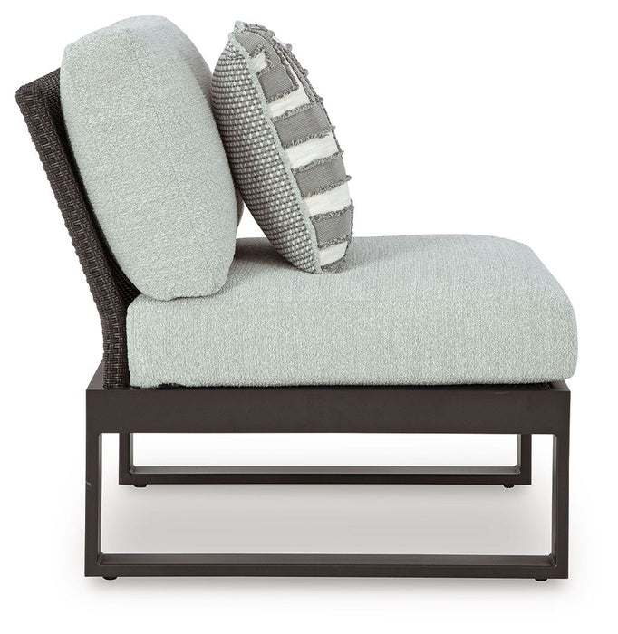 Beachloft - 4 Piece Outdoor Sectional – Stationary Sectionals by Signature Design by Ashley® at Furniture Wholesale Plus , Nashville furniture store