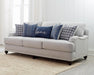 Glenn - Upholstered English Arm Sofa - Light Gray And Blue – Stationary Sofas by CoasterElevations at Furniture Wholesale Plus , Nashville furniture store