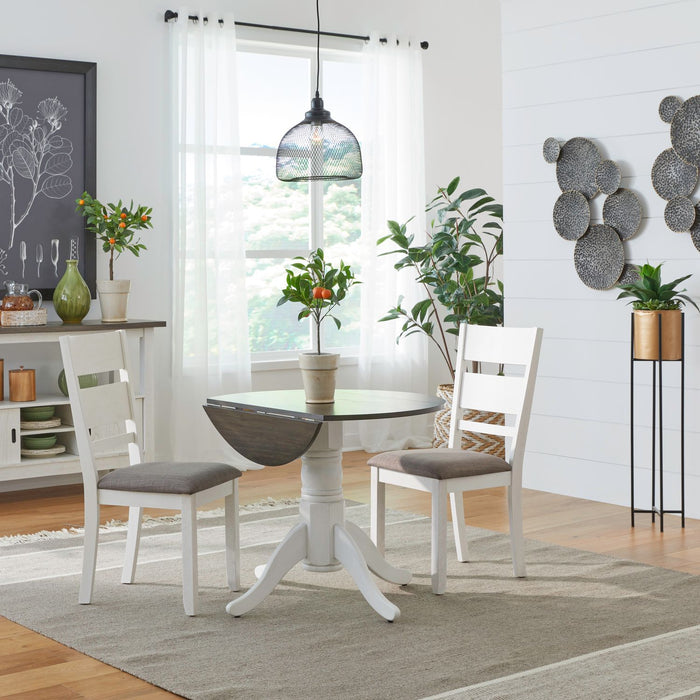 Brook Bay - 3 Piece Dining Room Drop Leaf Table Set – 3 Piece Dining Room Sets by Liberty Furniture at Furniture Wholesale Plus , Nashville furniture store