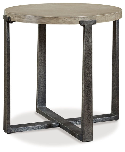 Dalenville - Round End Table - Gray – End Tables by Signature Design by Ashley® at Furniture Wholesale Plus , Nashville furniture store