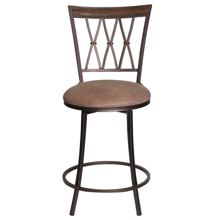 Sedona - Swivel Stool – Bar Height (28"-30") by Steve Silver Furniture at Furniture Wholesale Plus , Nashville furniture store