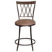 Sedona - Swivel Stool – Bar Height (28"-30") by Steve Silver Furniture at Furniture Wholesale Plus , Nashville furniture store