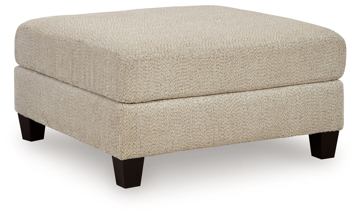 Steelwater Retreat - Oversized Accent Ottoman - Latte – Accent Ottomans by Benchcraft® at Furniture Wholesale Plus , Nashville furniture store