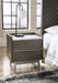 Arkenton - Two Drawer Night Stand - Grayish Brown / White – Accent Nightstands by Ashley® at Furniture Wholesale Plus , Nashville furniture store