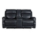 Clinton - Loveseat With Console P3 & ZG - Carmel Slate – Reclining Loveseats by Liberty Furniture at Furniture Wholesale Plus , Nashville furniture store