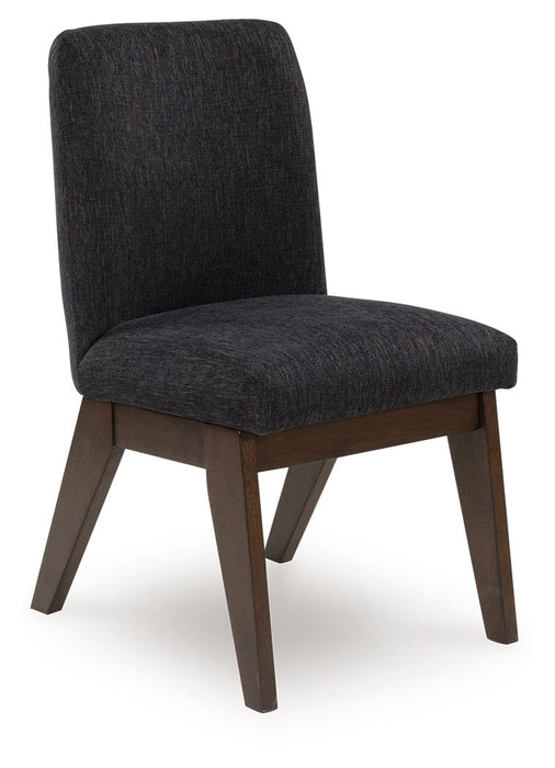 Dilenno - Dining Upholstered Side Chair (Set of 2) - Dark Brown – Chair Sets by Signature Design by Ashley® at Furniture Wholesale Plus , Nashville furniture store