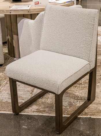 Radkin - Dining Upholstered Side Chair (Set of 2) - Off White / Brown – Chair Sets by Signature Design by Ashley® at Furniture Wholesale Plus , Nashville furniture store