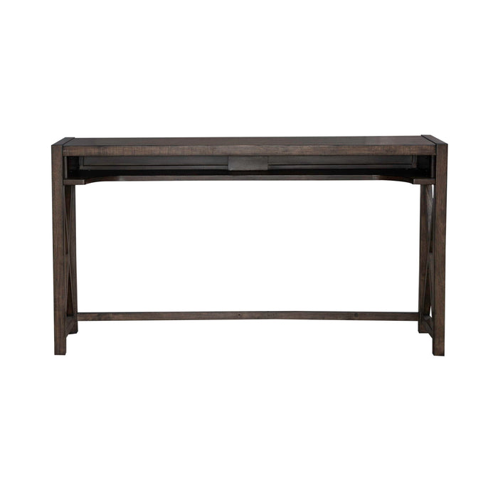 Lennox - Console Bar Table - Weathered Chestnut – Console Tables by Liberty Furniture at Furniture Wholesale Plus , Nashville furniture store