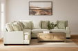 Rawcliffe - 5-Piece Sectional - Parchment – Stationary Sectionals by Signature Design by Ashley® at Furniture Wholesale Plus , Nashville furniture store