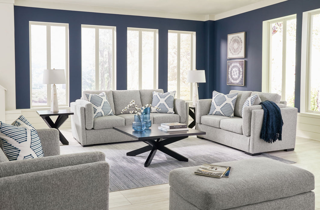 Evansley - Living Room Set – Stationary Chair & Ottoman by Benchcraft® at Furniture Wholesale Plus , Nashville furniture store