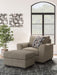 Triston-Peaks - Living Room Set – Stationary Chair & Ottoman by Benchcraft® at Furniture Wholesale Plus , Nashville furniture store