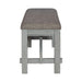 Newport - Dining Bench - Smokey Gray / Carbon Gray – Upholstered Benches by Liberty Furniture at Furniture Wholesale Plus , Nashville furniture store
