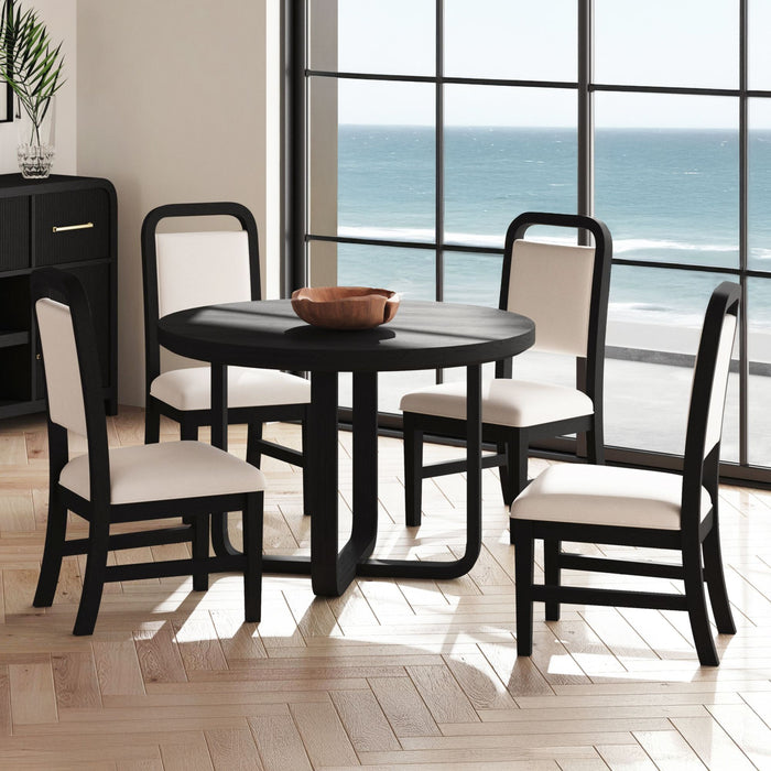 Ridgemont - Standard Height Round Dining Set – 5 Piece Dining Room Sets by Elements International at Furniture Wholesale Plus , Nashville furniture store