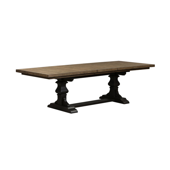 Harvest Home - Trestle Table Set – 5 Piece Dining Room Sets by Liberty Furniture at Furniture Wholesale Plus , Nashville furniture store