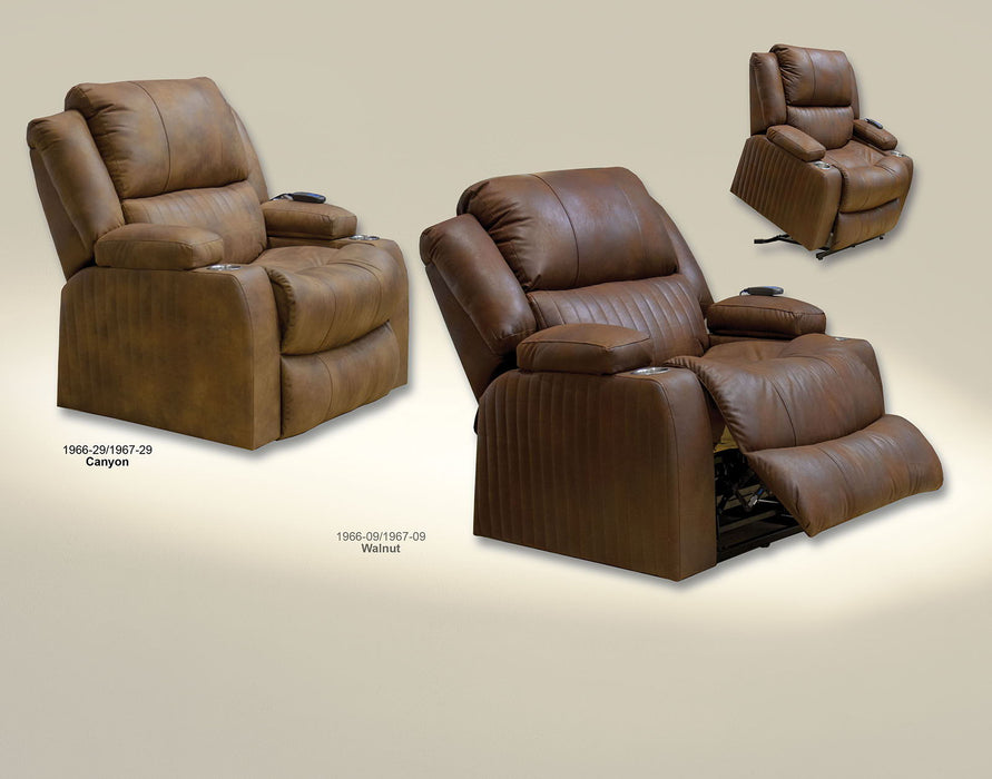 Kirk - Power Lift Lay Flat Recliner With Storage Arm & Dual Cupholders – Reclining Chairs by Catnapper at Furniture Wholesale Plus , Nashville furniture store