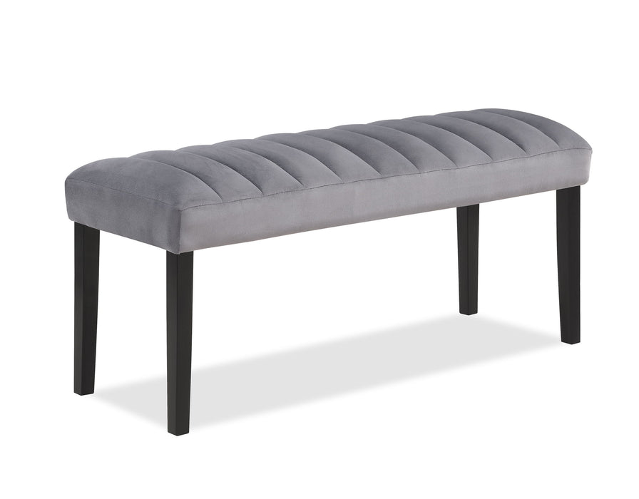 Pascal - Bench - Gray – Dining Benches by Crown Mark at Furniture Wholesale Plus , Nashville furniture store