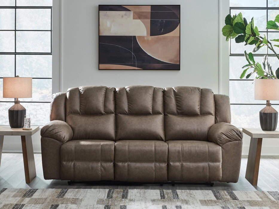 Lowilla - Reclining Sofa - Driftwood – Reclining Sofas by Signature Design by Ashley® at Furniture Wholesale Plus , Nashville furniture store