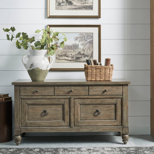 Americana Farmhouse - Credenza – Credenzas & Hutches by Liberty Furniture at Furniture Wholesale Plus , Nashville furniture store