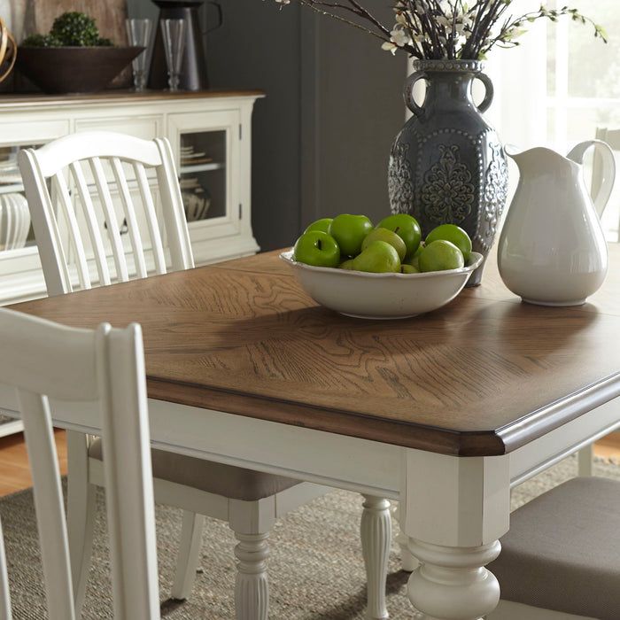 Cumberland Creek - Rectangular Leg Table - White – Dining Tables by Liberty Furniture at Furniture Wholesale Plus , Nashville furniture store