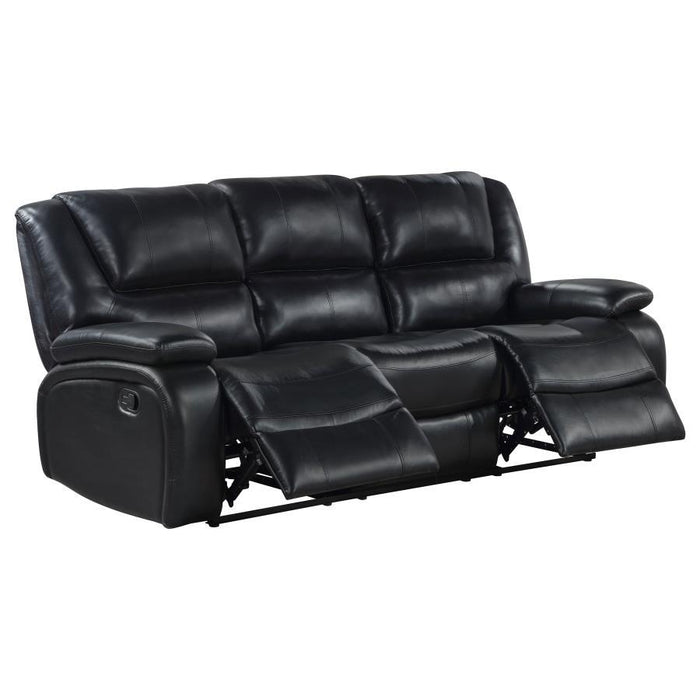 Camila - Upholstered Motion Reclining Sofa – Reclining Sofas by Coaster Fine Furniture at Furniture Wholesale Plus , Nashville furniture store