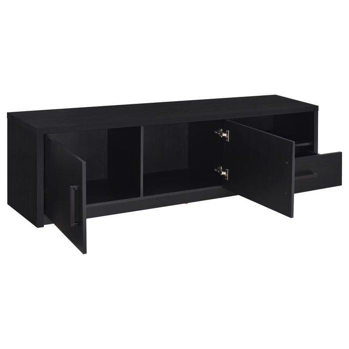 Murray - 70" 2-Door TV Stand Media Console - Black - Premium TV Stands from Coaster Fine Furniture - Just $319! Shop now at Furniture Wholesale Plus  We are the best furniture store in Nashville, Hendersonville, Goodlettsville, Madison, Antioch, Mount Juliet, Lebanon, Gallatin, Springfield, Murfreesboro, Franklin, Brentwood