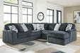 Midnight-Madness - Sectional – Stationary Sectionals by Signature Design by Ashley® at Furniture Wholesale Plus , Nashville furniture store
