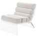 Serreta - Boucle Upholstered Armless Acrylic Chair - Premium Armless Chairs from Coaster Fine Furniture - Just $939! Shop now at Furniture Wholesale Plus  We are the best furniture store in Nashville, Hendersonville, Goodlettsville, Madison, Antioch, Mount Juliet, Lebanon, Gallatin, Springfield, Murfreesboro, Franklin, Brentwood