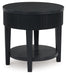 Marstream - Round End Table - Black – End Tables by Signature Design by Ashley® at Furniture Wholesale Plus , Nashville furniture store