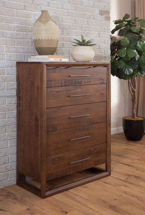 Lofton - Drawer Chest - Brown – Accent Chests by Steve Silver Furniture at Furniture Wholesale Plus , Nashville furniture store